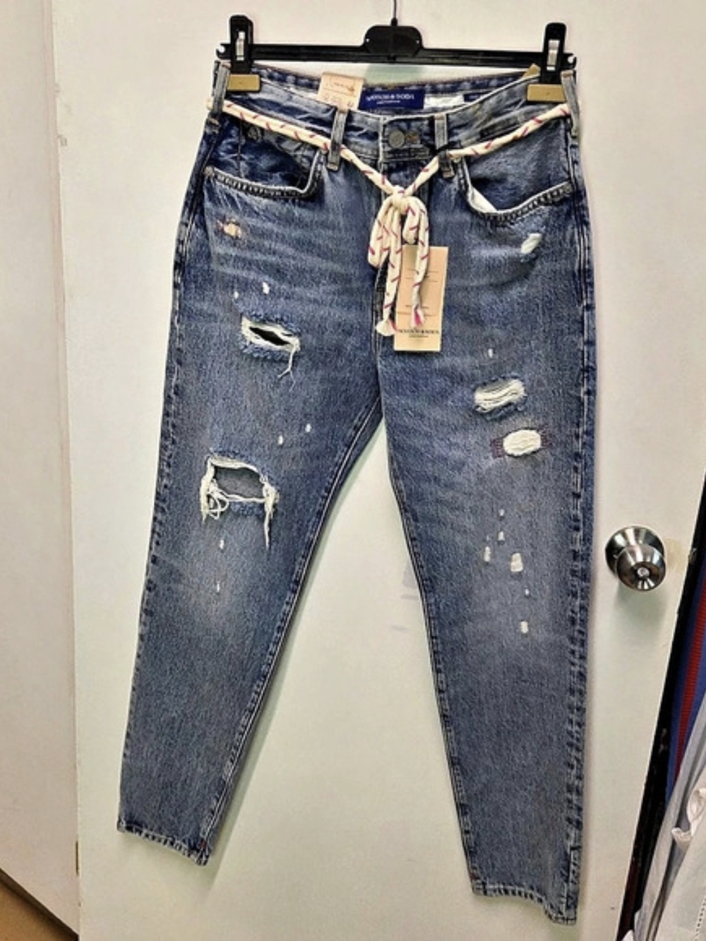Scotch & Soda The Buzz Boyfriend Fit Jeans Blue